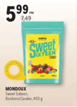 Familiprix Mondoux Sweet Sixteen candy mix original 400g offer