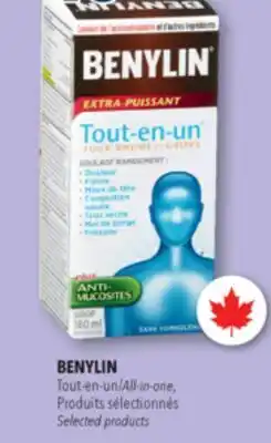 Familiprix BENYLIN, Selected products offer