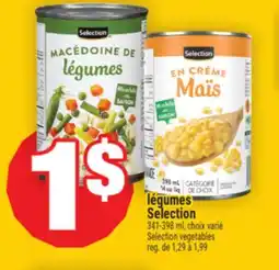 Super C LÉGUMES SELECTION | SELECTION VEGETABLES offer