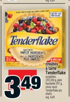 Super C CROÛTES À TARTE TENDERFLAKE | TENDERFLAKE PIE SHELLS offer