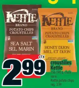 Super C CROUSTILLES KETTLE | KETTLE POTATO CHIPS, 156-198 G offer
