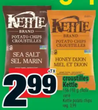 Super C CROUSTILLES KETTLE | KETTLE POTATO CHIPS, 156-198 G offer