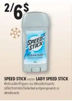 Familiprix Speed Stick deodorant 0% Aluminum Ocean Surf 85g offer