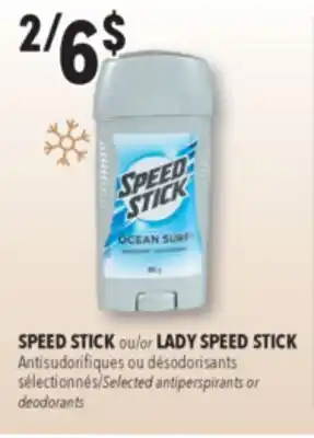 Familiprix Speed Stick deodorant 0% Aluminum Ocean Surf 85g offer