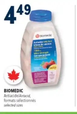 Familiprix BIOMEDIC, Antacid, selected sizes offer