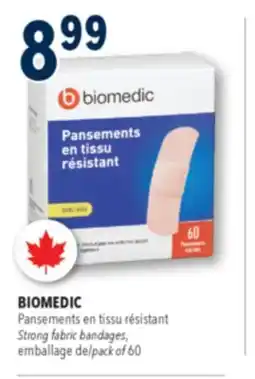 Familiprix BIOMEDIC, Strong fabric bandages, pack of 60 offer