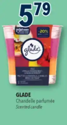 Familiprix GLADE Scented candle offer