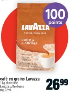 Super C café en grains Lavazza | Lavazza coffee beans offer