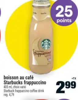 Super C BOISSON AU CAFÉ STARBUCKS FRAPPUCCINO | STARBUCK FRAPPUCCINO COFFEE DRINK offer