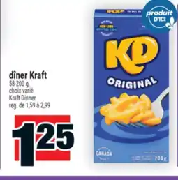 Super C DÎNER KRAFT | KRAFT DINNER, 58-200 G offer