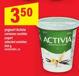 Maxi YOGOURT ACTIVIA | YOGURT, 650 g offer