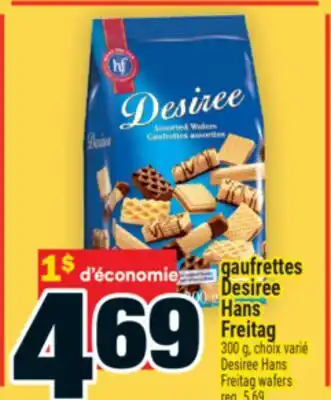 Super C GAUFRETTES DESIREE HANS FREITAG | DESIREE HANS FREITAG WAFERS offer