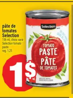 Super C pâte de tomates Selection | Selection tomato paste offer