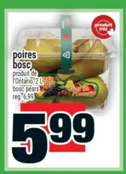 Super C poires bosc | bosc pears offer