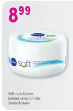 Familiprix NIVEA, Soft or Creme Selected creams offer