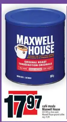 Super C café moulu Maxwell House | Maxwell House ground coffee offer