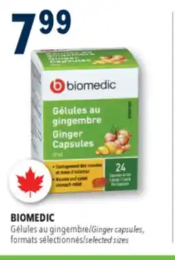 Familiprix BIOMEDIC, Ginger capsules, selected sizes offer
