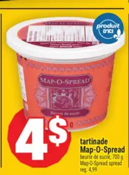 Super C tartinade Map‑O‑Spread | Map-O-Spread spread offer