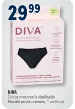 Familiprix DIVA, Reusable period underwear, 1 unit offer