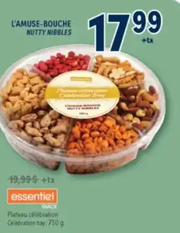 Familiprix ESSENTIEL SNACK, Celebration tray, 750 g offer
