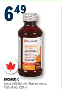 Familiprix Biomedic dry cough syrup 120ml offer