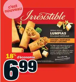 Super C hors-d'oeuvre Irrésistible offer