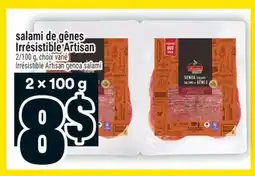 Super C salami de gênes Irrésistible Artisan | Irrésistible Artisan genoa salami offer