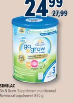 Familiprix SIMILAC, Go & Grow,Nutritional supplement, 850 g offer