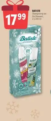 Familiprix BATISTE Dry Shampoo, 2 x 200 ml offer