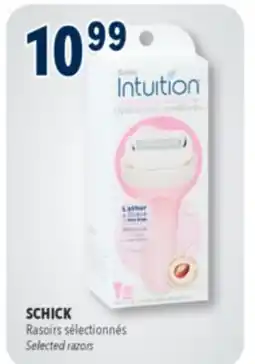 Familiprix SCHICK Selected razors offer