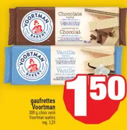 Super C GAUFRETTES VOORTMAN | VOORTMAN WAFERS, 300 G offer