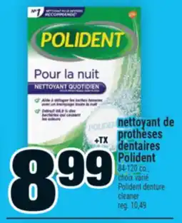 Super C NETTOYANT DE PROTHÈSES DENTAIRES POLIDENT | POLIDENT DENTURE CLEANER offer