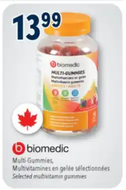 Familiprix BIOMEDIC, Multi-Gummies, Selected multivitamin gummies offer