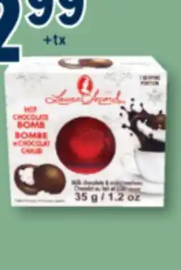 Familiprix LAURA SECORD Hot chocolate bomb with marshmallows offer