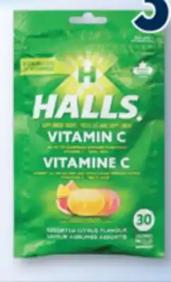 Familiprix HALLS Lozenges, 30 units offer