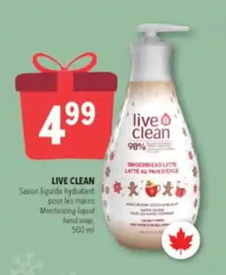 Familiprix LIVE CLEAN, Moisturizing liquid hand soap, 500 ml offer