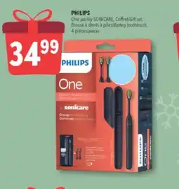 Familiprix PHILIPS, by SONICARE, Gift set, Battery toothbrush, 4 pieces offer