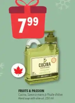 Familiprix FRUITS & PASSION Hand soap with olive oil, 250 ml offer