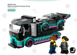 Toys R us LEGO City Race Car and Car Carrier Truck offer