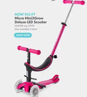 Toys R us Micro Mini2Grow Deluxe LED Scooter offer