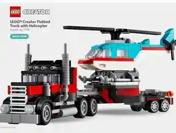 Toys R us LEGO Creator Flatbed Truck with Helicopter offer