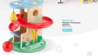 Toys R us Fisher-Price Wooden Treehouse Ball Run offer