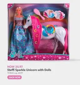 Toys R us Steffi Sparkle Unicorn with Dolls offer