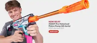 Toys R us XSHOT Pro Motorized Piston Pump (40 darts) offer