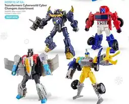 Toys R us Transformers Cyberworld Cyber Changers Assortment offer