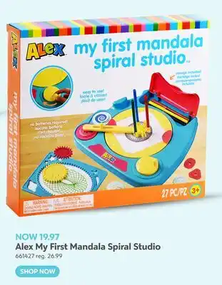 Toys R us Alex My First Mandala Spiral Studio offer