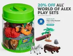 Toys R us 20pc Safari Bucket offer