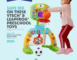 Toys R us VTech Count & Win Sports Center offer