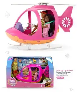 Toys R us Barbie Pink Passport Adventure Set offer