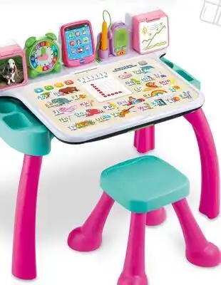 Toys R us VTech Explore & Write Deluxe Activity Desk - Pink offer
